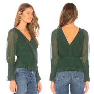 New with tags Joie pleated wrap top